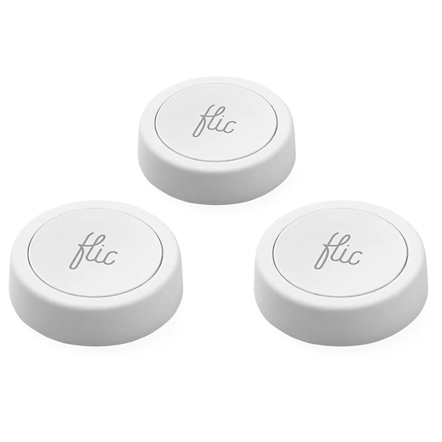 Flic Button スマートボタン　3個セット Amazon.co.jp: Flic 2 スマートボタン - Alexa&Apple HomeKit